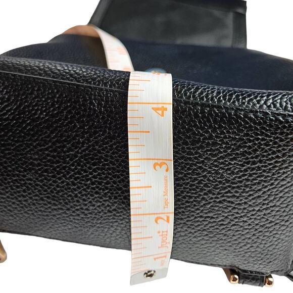 EUC A New Day Convertible Crossbody Vegan Leather Flap Closure Backpack Black - Picture 12 of 12